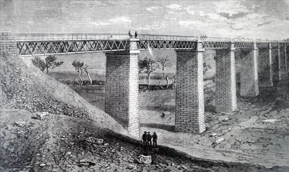 El viaducto de Moorabool.