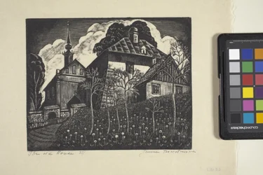 The Old House (grabado en madera)