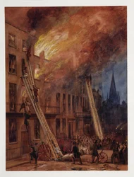 El escape de incendios de la Royal Society