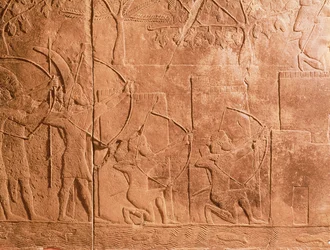 El asedio de Alammu por el ejército de Senaquerib (704-681 a.C.) (detalle)