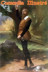 El actor Marcoux como Don Quichotte