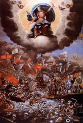 La batalla de Lepanto (1571), pintura