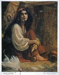 La adivina, principios del siglo XX (ilustración)
