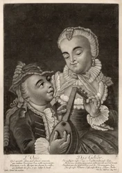 La audiencia, Augsburgo, c.1760 (grabado)