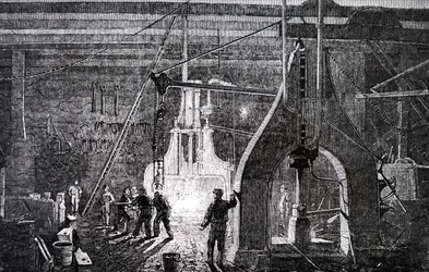 El piso de fabricación de Robert Stephenson and Company