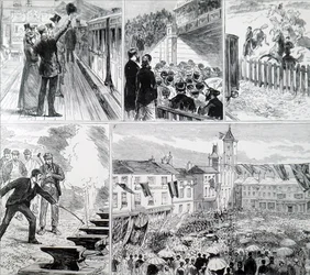 La inauguración del ferrocarril de Newbury y Didcot