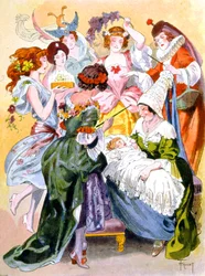 La bella durmiente, c. 1910-1920 (ilustración)