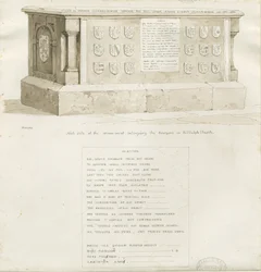 Tumba en la Iglesia de Biddulph - William Bowyer