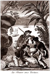 Caza de tortugas