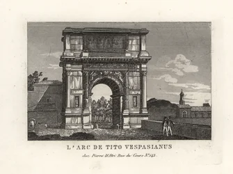 Vista del Arco de Tito, l