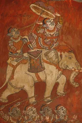 Wat Bo, Siem Reap: Pintura mural del Ramayana, Siem Reap, Camboya