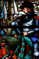 Ventana de la catedral de Bourges, Francia (vidriera)
