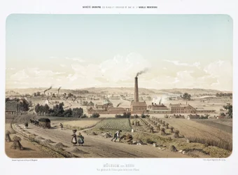 Fábrica de zinc en Mulheim an der Ruhr, Alemania