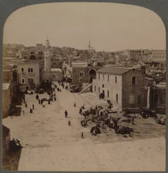 Belén de Judea, el lugar de nacimiento de Jesús, Palestina, 1896