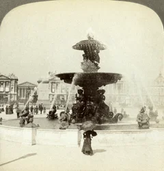 Fuente, Place de la Concorde, París, Francia