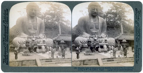 Gran Buda de bronce, Kamakura, Japón, 1904