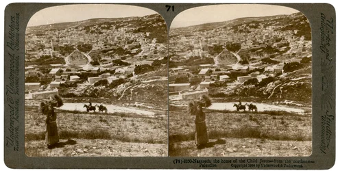 Nazaret, vista desde el noreste, Palestina, 1900