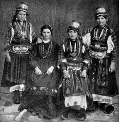 Mujeres romaníes, Albania, 1922