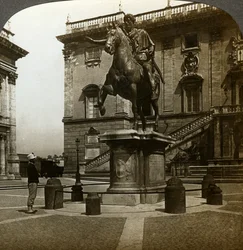 Estatua del Emperador Marco Aurelio, Roma, Italia