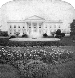 La Casa Blanca, Washington, DC, EE.UU., principios del siglo XX