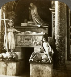 Tumba del papa Clemente XIII, basílica de San Pedro, Roma, Italia