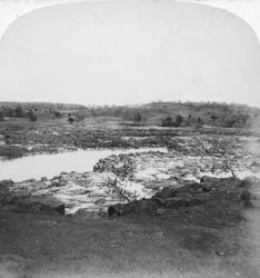 Río Tugela, Natal, Sudáfrica, Guerra de los Bóeres, 1901