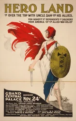 Cartel de Hero Land francés