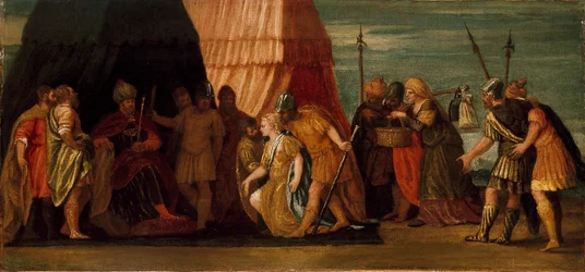 Judith recibida por Holofernes
