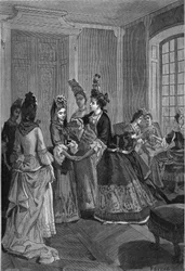 1685-1686: Nuevos Católicos. Grabado del siglo XIX. En “Historia de Francia” por Jules Michelet