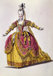 Traje de teatro del siglo XVIII