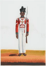 Havildar del 2º Batallón Martin, Ejército de Madrás