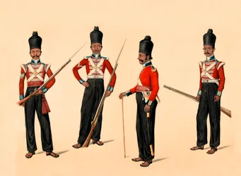 40º Infantería Nativa de Madrás, c.1835