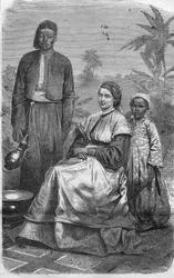 ALEXANDRINE PETRONELLA FRANCINA TINNE (1839-1869). Viajera holandesa, asesinada en África Central por los tuareg.