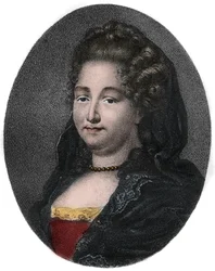 ANNE DACIER (nacida Lefebre) erudita y traductora francesa de griego - retrato de Anne Lefebvre conocida como Madame Dacier (Mme Dacier), erudita francesa (1647-1720)