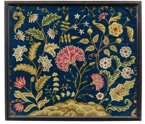 Una Imagen Bordada de Jorge II, c.1740