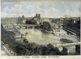 Una vista de París - en “The Petity Journal”