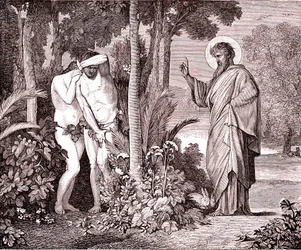 Adán y Eva, Fac-simil del libro de Louis Veuillot "Jesucristo" impreso París