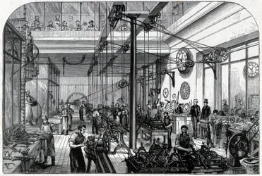 Anuncio de los relojes complicados de fuerza especial de Benson - Talleres de relojería en Ludgate Hill de J.W. Benson de Londres. 1898