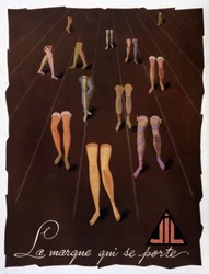 Anuncio de medias Jil, siglo XX (ilustración)