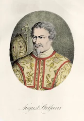 Agostino Steffani (1654-1728) compositor italiano grabado 1856