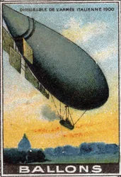 Globo dirigible del ejército italiano