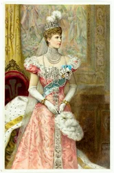 Alexandra, Princesa de Gales, hacia 1900