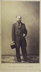 Retrato del dramaturgo Alexander N. Ostrovsky (1823-1886)