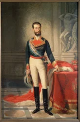 Amadeo I de Saboya (pintura sobre lienzo)