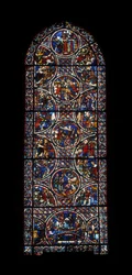 Ventana del deambulatorio (vidriera)