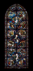 Ventana del deambulatorio (vidriera)
