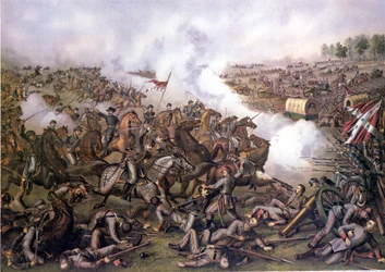 Guerra Civil Americana (1861 - 1865): Batalla de Five Forks (Virginia) 1 de abril