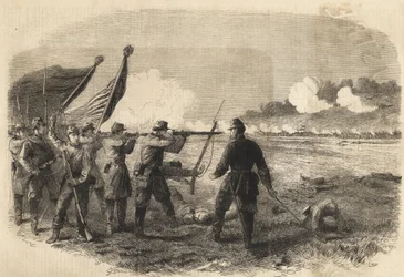 Guerra Civil Americana Batalla de Cedar Creek, en el valle de Shenandoah, el 18 de octubre de 1864. - Guerra de Secesión (1861 - 1865) o Guerra Civil Americana: 19 de octubre