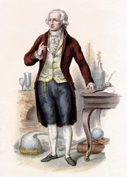 Antoine Laurent de Lavoisier (1743-1794), químico francés.