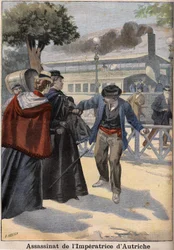 Asesinato de la emperatriz Isabel de Austria (Sissi) por un anarquista italiano en Ginebra